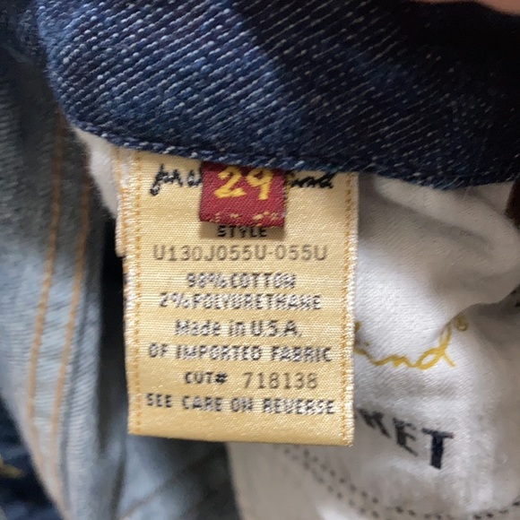 Women’s 7 for all mankind - A-pocket sz 29 used - Picture 4 of 5
